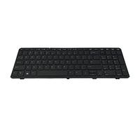 Original US Layout English Keyboard Without Backlit with Frame for HPprobook 450 455 470 G0 G1 G2 450G1 455G1 Black Hpprobook 450