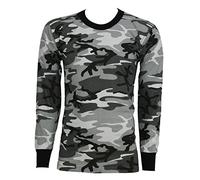 Original US Long Sleeve Tactical Military Army T-Shirt (M, Urban Camo)