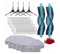 Original Vacuum Cleaner Mop Cloths, Main Brush,Washable Filter,Side Brush,.Compatible For Viomi. V2 V3 STYJ02YM Robot (Color : 1-2)