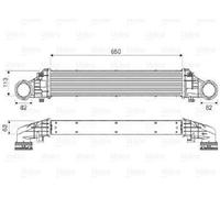 Original VALEO Charge Air Cooler 818587 for Mercedes-Benz