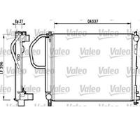Original VALEO Cooler Engine Cooling 732883 for Chrysler