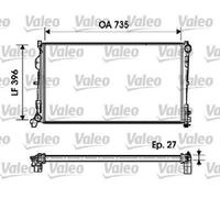Original VALEO Radiator Engine Cooling 732956 For Chrysler