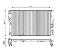 Original VALEO Radiator Engine Cooling 735453 for BMW