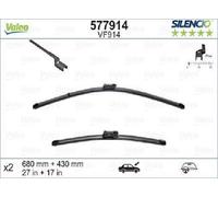 Original VALEO Wiper Blade 577914 for Jaguar Opel Tesla