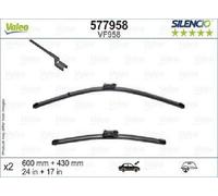 Original VALEO Wiper Blade 577958 for Citroën Opel Peugeot Toyota