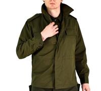 Original Vintage Czech Army Field Jacket M85 Olive Green Military Surplus Issue New (Medium Regular)