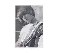 Original Vintage Mini Poster _ Magazine Clipping - Brian Jones (The Rolling Stones), 1960s Canvas Poster Wall Art Decor Print Picture Paintings for Living Room Bedroom Decoration 20x30inch(50x75cm)