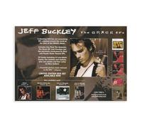 Original Vintage Mini Poster Magazine Clipping - Jeff Buckley - The Grace EPs Canvas Poster Bedroom Decor Landscape Office Room Decor Gift 20x30inch(50x75cm)