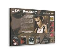 Original Vintage Mini Poster Magazine Clipping - Jeff Buckley - The Grace EPs Canvas Poster Wall Art Decor Print Picture Paintings for Living Room Bedroom Decoration 12x18inch(30x45cm)