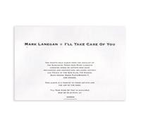 Original Vintage Mini Poster Magazine Clipping - Mark Lanegan - I'll Take Care Of You Canvas Poster Bedroom Decor Landscape Office Room Decor Gift 24x36inch(60x90cm)