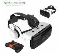Original VR Virtual Reality VR Glasses Vrgame Google Cardboard Box Headset Helmet Watch 3D Videos for Smartphone,Wireless Rocker G06 add 050 gamepad