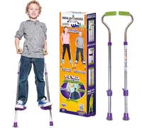 Original Walkaroo Wee Balance Walking Stilts Lite (Aluminum) for Indoor or Outdoor Active Play with Adjustable Height for Little Kids & Beginners Ages 4 and up to 50 KG