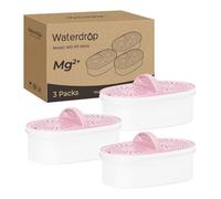 [Original] Waterdrop WD-PF-01 Magnesium Replacement Filters for All Waterdrop Pitcher and Dispenser, WD-PT-05BL-L, Protect Muscles, Boost Immunity and Promote Relaxation, Last Up to 2 Months (3 Packs)
