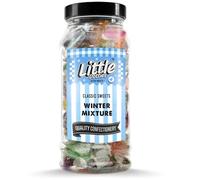 Original Winter Mixture Boiled Sweets Retro Gift Jar - by Little Dotties | Traditional Candy Treats | Pick and Mix Sweets | 400 grams | Perfect for: Gifts | Coughs | Colds