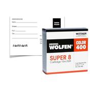 original WOLFEN Color 400 Super 8 ISO 250-400 with Development and Scan