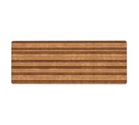 Original Wood Color Texture Long and Large Rubber Mouse pad for Office Computers 12x31.5in
