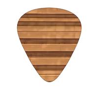 Original wood color texture the 12-piece guitar picks include three picks: thin, medium and heavy. suitable for electric, acoustic and bass guitars of all strengths