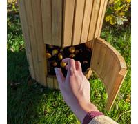 Original Wooden Potato Barrel - Height 65Cm X Diameter 36Cm By Woven Wood™