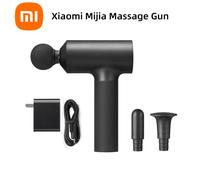 Original Xiaomi Mijia Massage Gun Electric Neck Massager Smart Hit Fascia Gun For Body Massage Relaxation Fitness Muscle Relief add UK adaptor