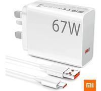 Original Xiaomi Power Adapter Fast Charger UK Plug Turbo Charge 120W 67W 22.5W
