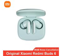 Original Xiaomi Redmi Buds 6 TWS Earphone 49dB Active Noise Reduction Wireless Bluetooth 5.4 Dual Unit Headset 42h Battery Life White