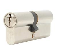 Yale Euro Double Cylinder P-ED4050-SNP - Nickel Finish, 3 Keys, Standard Security, 40:10:50 (100 mm)