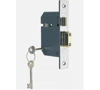 Original Yale Locks 5 Lever Sashlock , 64mm (2.50") Chrome Finish (P-M550-CH-65)