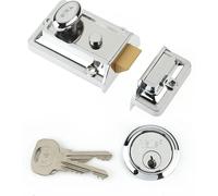 Original Yale Locks - (P-77-CH-CH-60) Traditional Nightlatch 60mm, Chrome Finish