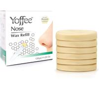 Original Yoffee Nose Wax Refill - 6x20 g Discs (120 g) - Hair Removal Wax for Men and Women - Organic Beeswax & Aloe Vera - Made in Spain