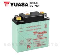 YUASA BATTERY B39-6 open without acid