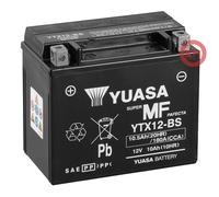 Yuasa YTX12-BS Battery 12V 10 Ah Arctic Cat DVX 250 2006 2007 2008 2009
