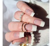 Original Zaubernägel4Home UV Gel Nail Foils, 20 UV Gel Nail Polish Strips, Glitter, UV Wraps (UV- Amore Mio)