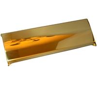 OriginalForgery Large Solid Polished Brass Inner Door Letter Plate/Flap/Tidy (PB146B)