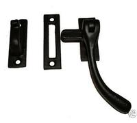 OriginalForgery Tear Drop Window Latch in Black Cast Iron (240)