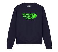 ORIGINALMONKEY Christmas Jumper Grinch Sweatshirt for Winter Festive Holidays Get Xmas Party Ready Cream