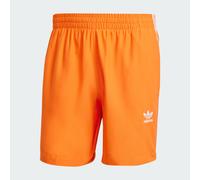 ADIDAS Originals Mens Adicolor 3-Stripes Swim Shorts - Orange Recycled Material - Size X-Large