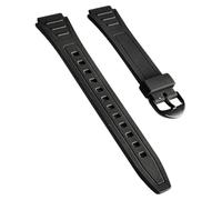 Originalstyle Resin Strap for Casio W-800H, Replacement Strap with 18 mm Width, Compatible with Digital Watches, Black, Silicone, No Gemstone