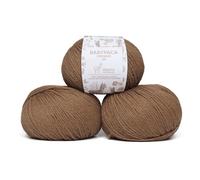 Origins - 100% Baby Alpaca Yarn Wool Set of 3 Skeins (150 Grams) DK Weight Made in Peru Natural Colors (Undyed) Heavenly Soft Perfect for Knitting and Crocheting (Sacred Soil, Origins 3 Skeins DK)