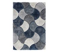 Origins 3D Scallop Navy - 120X170
