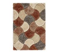 Origins 3D Scallop Ox Red Terracotta - 120X170