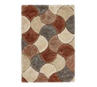 Origins 3D Scallop Ox Red Terracotta - 160X230