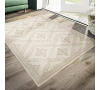 Origin Rugs Atlas Weave Diamond Cream 120cmx170c Cream