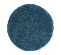 Shaggy Teal Round Rug - 133 x 133 cm - Chicago - Origins