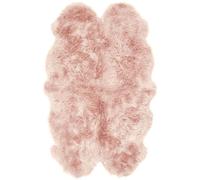 Pink Quad Genuine Sheepskin Rug - 160 x 105 cm - Origins
