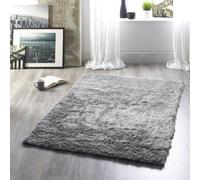 Origins Shimmer Rug Silver 160 x 230cm, Silver