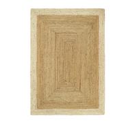 Origins Jute Border Natural White - 120X170