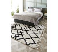 Origins Morocco Rug Ivory and Charcoal 120 x 170cm, Cream