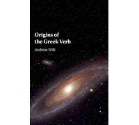 Origins of the Greek Verb – Cambridge University Press