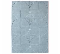 Origins Penny Rug Steel Blue 120 x 170cm, Blue