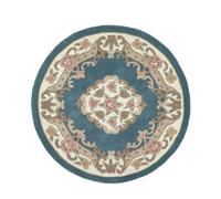 Origin 'Shensi' Rug in Blue | Size: 120 cm diameter Origin Blue 120 cm diameter